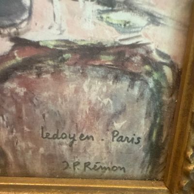 Sale Photo Thumbnail #507: J.P. Rémon Signed Print of Le Pavillon Ledoyen