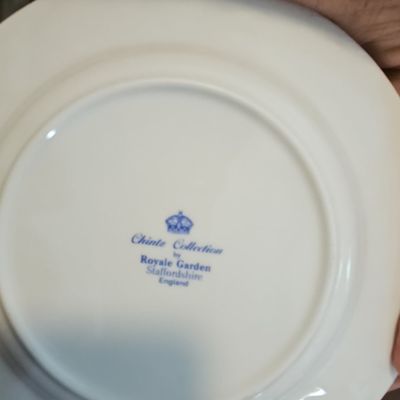 Sale Photo Thumbnail #280: Royale Garden Chintz Collection Plate