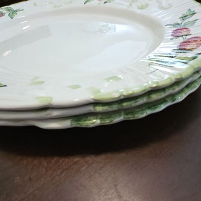 Sale Photo Thumbnail #229: Vintage Majolica Strawberry Serving Platter, Made in Italy