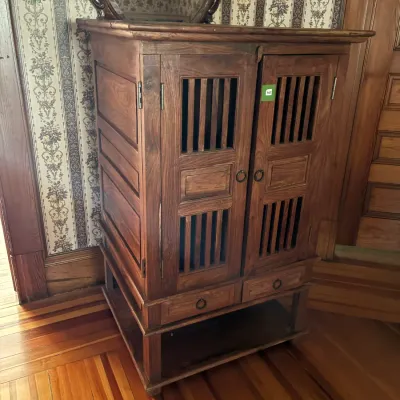 Sale Photo Thumbnail #7: Louvered cabinet