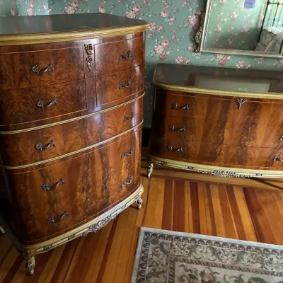 Sale Photo Thumbnail #2: Directoire Gent's and Ladies Dressers