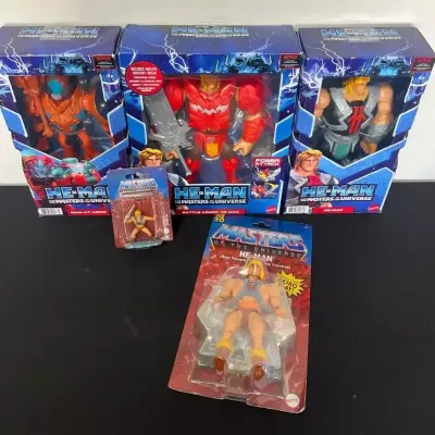 Masters of the Universe He-Man Figures – Man-At-Arms, Battle Armor He-Man & More