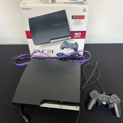 PS3 Sony Playstation 3 With Wireless Controller & Charger & HDMI Cable