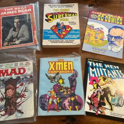 The Real James Dean Story, The Great Superman Book, Mad Magazine, DC Comics And More Lot 18