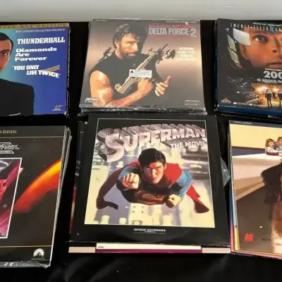 LaserDisc Movie including Star Trek, Star Wars, Goldfinger And More