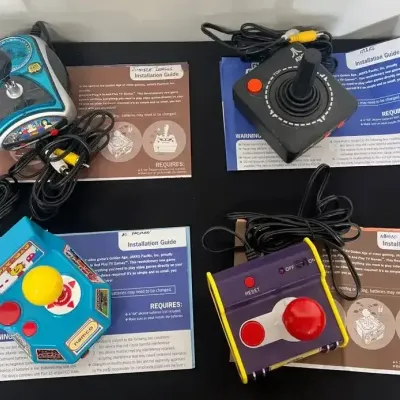 TV Games 4 Plug & Play Atari Pac-Man Namco Arcade Sega Jakks