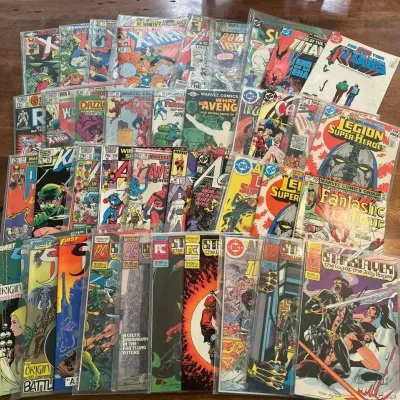 Collection Of Comic Books By First Comics, Star Slayer, DC And Marvel Comics Lot 14
