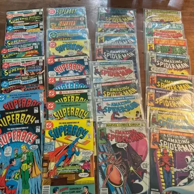 DC & Marvel Comics Collection – The Amazing Spider-Man, Superboy And Superman Lot 6