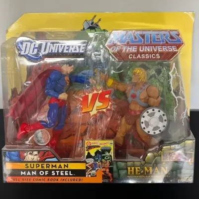 DC Universe vs. Masters of the Universe Classics Superman vs. He-Man Figures