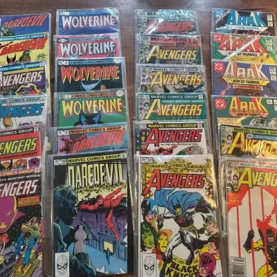 Marvel & DC Comic Book Collection –  Avengers, Wolverine, Daredevil, Arak & More Lot 2