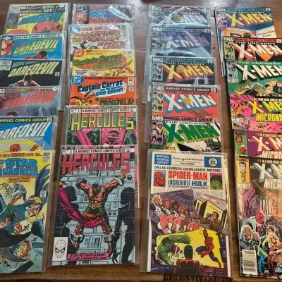 Marvel & DC Comic Book Collection – X-Men, Daredevil, Wonder Woman, Captain Carrot & More Lot 3