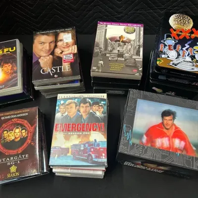 DVD’s The Six Million Dollar Man, Mystery Science Theater, Stargate, Kung Fu And More