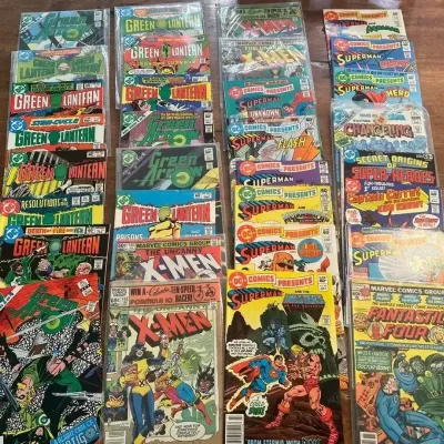 DC & Marvel Comics Collection – Green Lantern, Green Arrow, Superman, X-men And More Lot 8