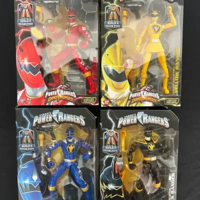 Power Rangers Dino Thunder Legacy Megazord - Red, Blue, Yellow, & Black Ranger Limited Edition