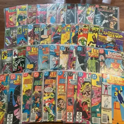 Marvel & DC Comic Book Collection - The Warlord Amazing Spider-Man Legion Of Superheroes Lot 11