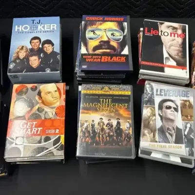 DVD Movie Collection – Star Trek, Indiana Jones, T.J. Hooker, Lie to Me & More Lot 9