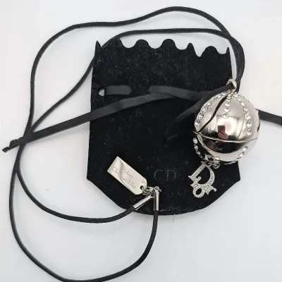 Sale Photo Thumbnail #85: 2007 Christian Dior "Diolight" Limited Edition Hinged Lip Gloss Locket with Swarovski Crystals