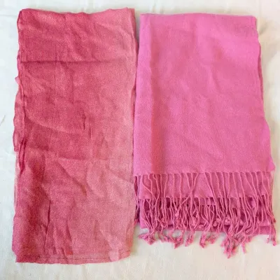 Sale Photo Thumbnail #262: Two Long Pink Scarves