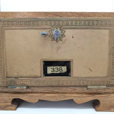 Sale Photo Thumbnail #158: Vintage Post Office Box in Wood Case
