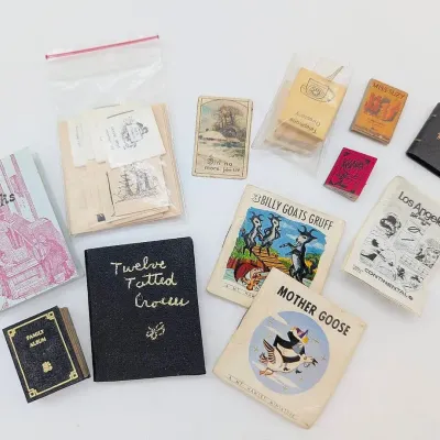 Sale Photo Thumbnail #189: Dollhouse Miniature Books Lot