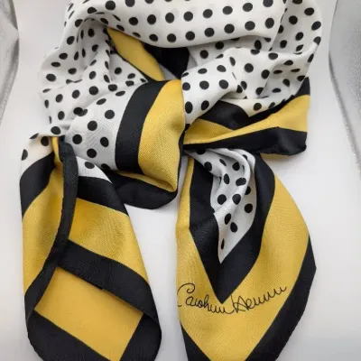 Sale Photo Thumbnail #317: Caroline Herrera Polka Dot Scarf