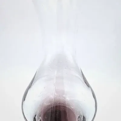 Sale Photo Thumbnail #207: Glass Wine Decanter with Dark Purple Ombre Tint