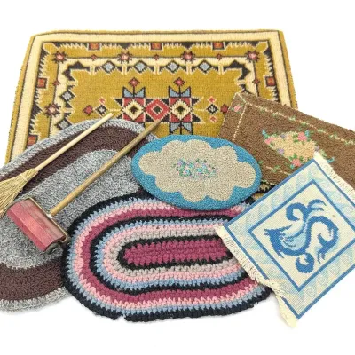Sale Photo Thumbnail #187: Dollhouse Area Rugs, Broom and Sweeper