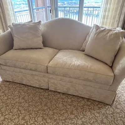 Sale Photo Thumbnail #327: Hickory Chair Custom Upholstered Designer Sofa (2 of 2)