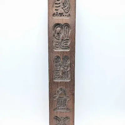 Sale Photo Thumbnail #246: Dutch Folk Art Wooden Cookie/Biscuit Mold