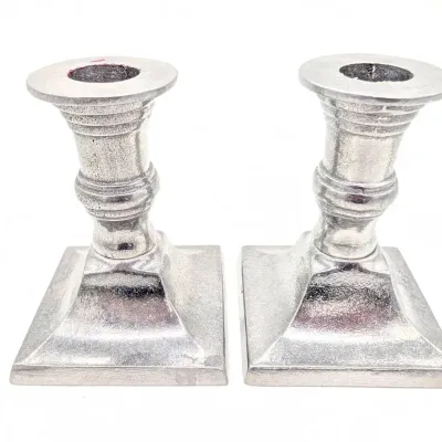 Sale Photo Thumbnail #277: Pair of Pewter Candlesticks