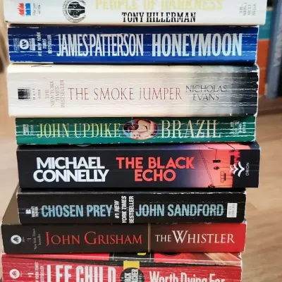 Various Fiction Soft Cover Novels 