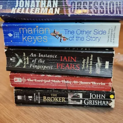 15 Hardcover Fiction Novels Various Authors  8