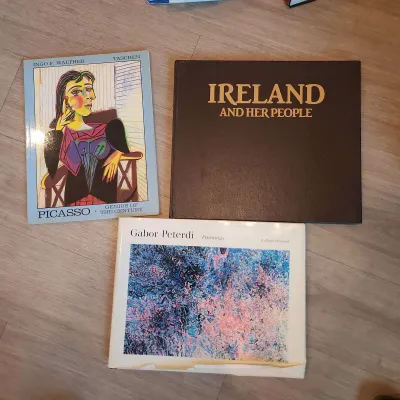 1 Pictorial Book of Ireland And 2 Historic Art Paintings