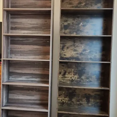 2 Particle Board Bookshelves 