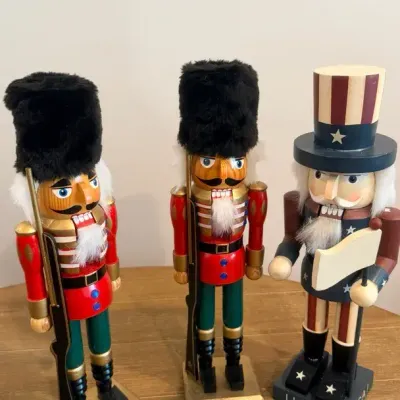 Nutcrackers Set Of Three Nutcrackers Set Of Three