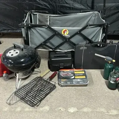 Portable Propane And Charcoal 