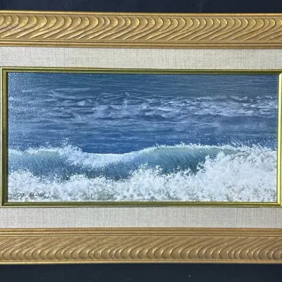 “Surf Study” by Ron Holyfield – Original Coastal Painting
