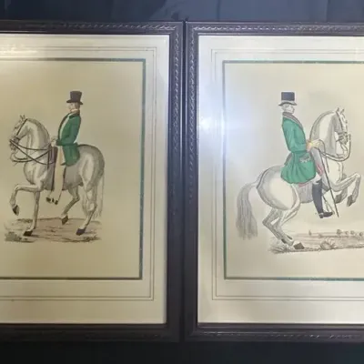 Framed Equestrian Art Prints 