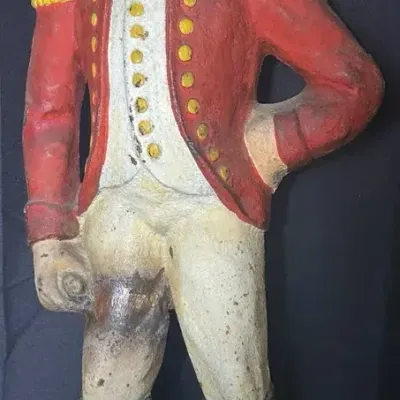 Howes Of Boston Antique Napoleon Bonaparte Andiron #1