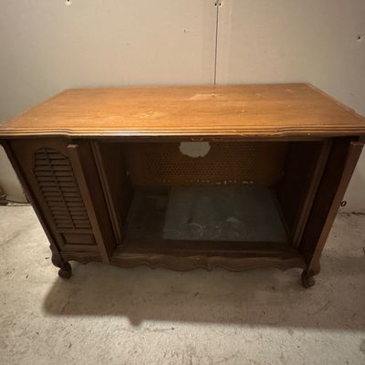 Sale Photo Thumbnail #53: Antique TV cabinet 
