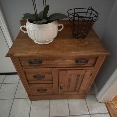 Sale Photo Thumbnail #36: Primitive dry sink circa 1880-1920