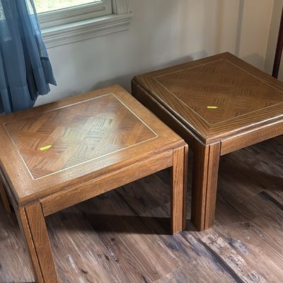 Sale Photo Thumbnail #10: Matching side tables