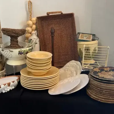 Dishes, Fruit Colander, Cookbook Stand
