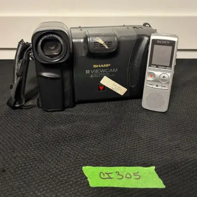 CI305 Vintage Sharp 8 Viewcam VL-E39 & More!