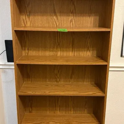 CI300 Wood Finish Bookshelf 