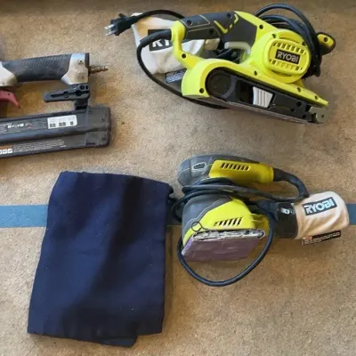CI801 Ryobi Sanders and Nail Gun