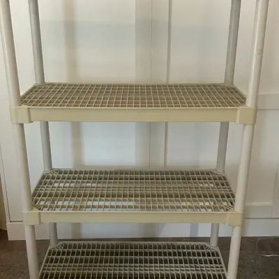CI205 4-tier Plastic Ventilated Storage Shelving Unit 