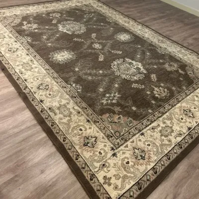 CI113 Multi Brown And Cream Rug