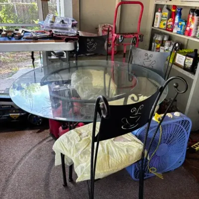 Table and chairs