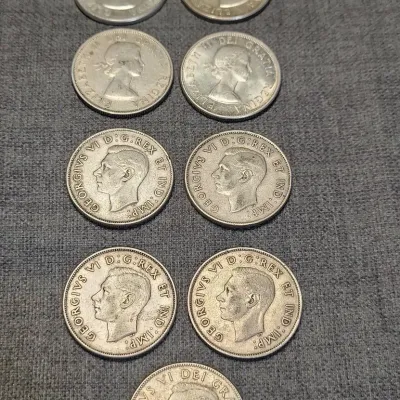 Canada 50 Cent Silver Coins